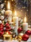 Christmas Diamond Painting Kits for Adults, Christmas Candles Diamond Art (12x16inch)